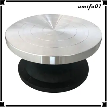 12 Diameter Sculpting Wheel- Heavy Duty All Metal Construction & Turntable  with Ball Bearings