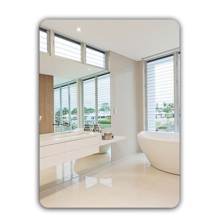 cod-mirror-cabinet-wall-makeup-hanging-self-adhesive-free-bathroom-toilet-simple-frameless