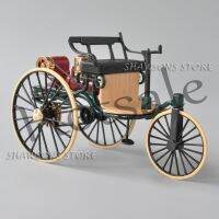 【hot sale】 ◈❡ B32 1:12 Scale Diecast Classic Vintage Car Model Toy 1886 No.1 Three-Wheeled Motor Vehicle Tricar Miniature Replica