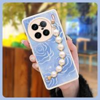 pearl bracelet Back Cover Phone Case For VIVO X90 Pro+ 5G/X90 Pro Plus/V2227A Skin-friendly feel soft shell Raised lens