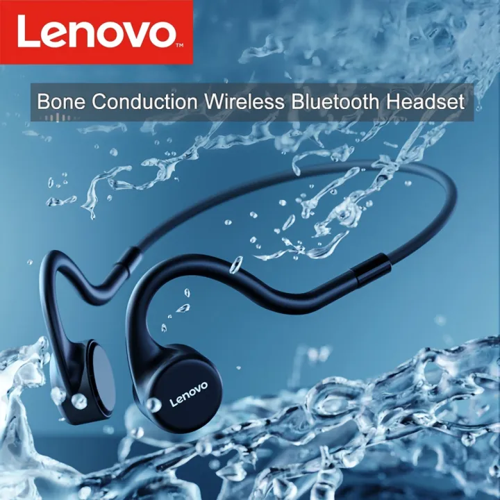 New Lenovo X4 Bone Conduction Earphones True Vibration Waterproof Bluetooth Wireless Sport