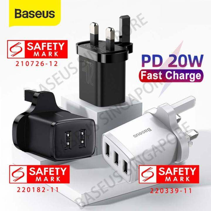 Baseus 20W TypeC charger 10.5w Dual USB charger 17w 3USB Charger