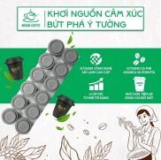 HỘP 12 viên Cà Phê Hòa Tan Sấy Thăng Hoa MIRABI, Full Hộp Đen