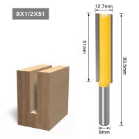 1Pc ตรง/Dado Router Bit 1/2Quot; Dia. X 2Quot; X 2-1/2Quot; X 3Quot; ความยาว-8Mm เครื่องมือตัดไม้ตัดงานไม้