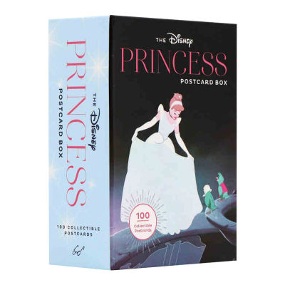 Princess D.isney Postcard box: 100 collection postcards, the original English version of the D.isney princ