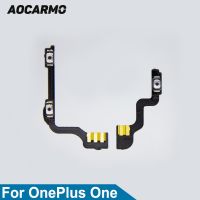 Aocarmo ปุ่มเปิด/ปิดเสียงขึ้น/ลงสำหรับอะไหล่ทดแทน A0001 Oneplus One 1+