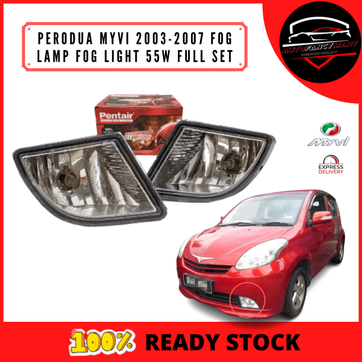 PERODUA MYVI 20032007 FOG LAMP FOG LIGHT 55W FULL SET WITH BULB Lazada