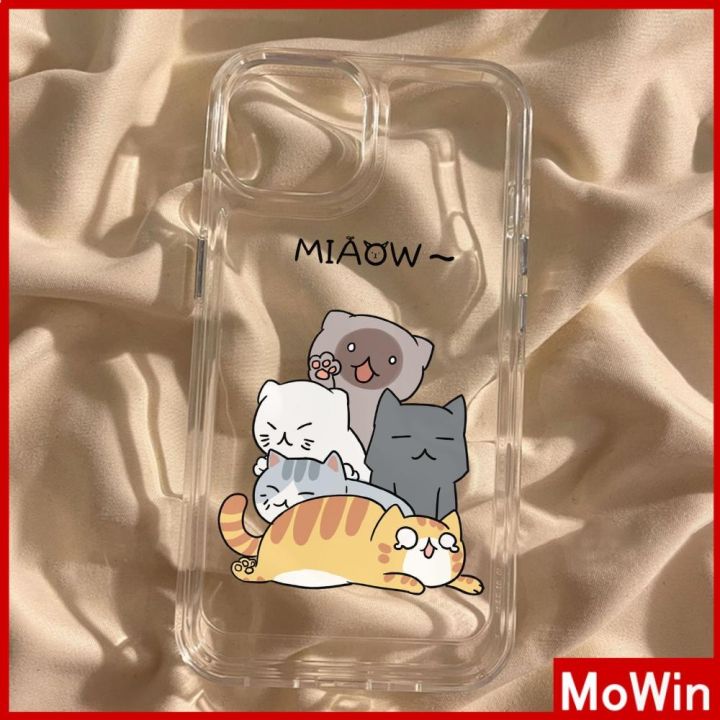 mowin-เข้ากันได้สำหรับ-เคสไอโฟน-เคสไอโฟน11-เคส-iphone-11-เคสนิ่ม-tpu-รูใหญ่-เคสโทรศัพท์อวกาศน่ารัก-cartoon-หมาขาวตลกภาษาอังกฤษ-ตัวป้องกันกล้องกันกระแทก-compatible-with-iphone-14-13-12-pro-max-11-xr-xs