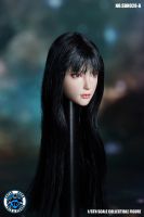 Super Duck SDH028A 16สีดำ stright hair Asian HEAD Sculpt Fit สำหรับ12 tbleague phicen ACT FIGURE