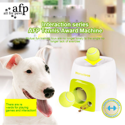 Automatic Pet Dogs Feeder Toy Interactive Fetch Tennis Ball Falls And Rolls Out Launcher Training Toys For Pet Dog Accessories