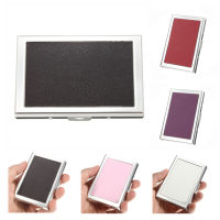 Waterproof Stainless steel Business ID Credit Card Wallet Holder Case Box PurseColor:White