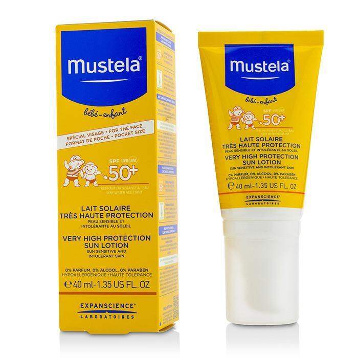 Mustela Very High Protection Sun Lotion SPF50+ Sun Sensitive & Intolerant Skin 40ml/1.35oz