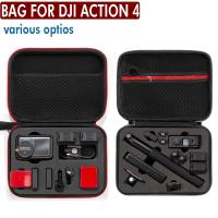 ☄☏ For DJI Action 4 Bag Portable Carrying Case Storage Bags Sports Camera Handheld Osmo Action 4 Accessories