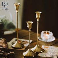 【YF】 3Pcs/Set European style Metal Candle Holders Wedding Decoration Bar Room Candlestick