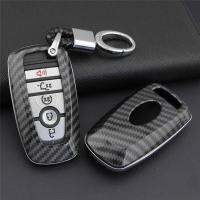 ✟ CAR Key Case Fob Bag Holder ABS Hard Shell Cover Parts Fit For Ford Explorer Mustang Ecosport F-150 F-250 Car accessories