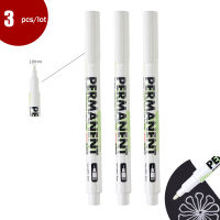 3 PCS White Marker Pen Drawing Graffiti Permanent Marker