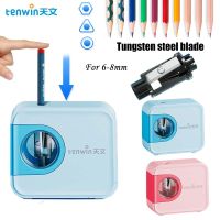 Tenwin Tungsten steel pencil sharpener cartoon camera Automatic sharpener for Kids Artists School Supplies Stationery