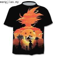 Dragon Ball T-shirt Clothing Anime Harajuku Tops Summer 3D Fashion Men T-shirt O-Neck Shirt Large Size Streetwear tee