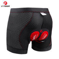 X-Tiger Cycling Shorts Upgrade 5D Gel Pad Cycling Underwear Pro Shockproof Cycling Underpant Bicycle Shorts Bike Underwear