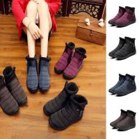 KAKA Women Winter Warm Thick Fleece Lined Snow Boot Waterproof Non-slip