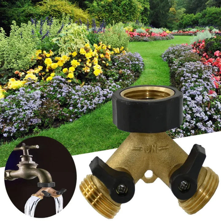 Y CONNECTOR METAL003- Y Valve Water Connectors Thread Fittings Faucet ...