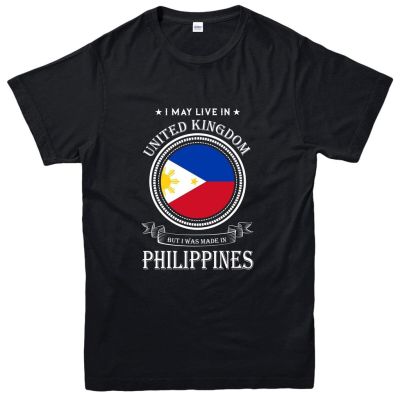 Made In Philippines T-Shirt, Living In United Kingdom Nation Love Tee Top FashionS-5XL