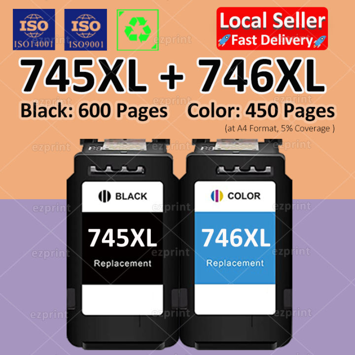 Compatible Canon 745XL 746XL Ink Cartridge Canon 745 Ink Canon PG 745