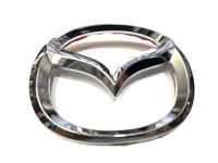 MAZDA โลโก้ แป้นแตร พวงมาลัย Steering Wheel Chrome Plastic ABS Logo Emblem 2 3 CX3 CX5