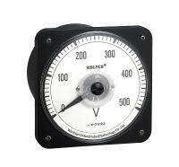 Round Marine Instrument โวลต์มิเตอร์ Ac500V ตัวชี้สีดำ110*110Mm