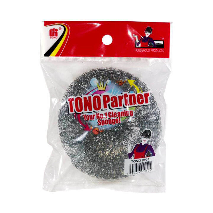 Tono Partner Stainless Steel Pot Cleaner AntiRust Scrubber (1 Pcs/Pack