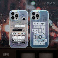 เคสโทรศัพท์แฟชั่นคีย์บอร์ดภาษาอังกฤษสำหรับ IPhone 11 12 13 14 Pro Max เคสเคสโทรศัพท์เคสโทรศัพท์มือถือกันกระแทกสำหรับเด็กผู้หญิง