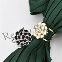 【hot sale】 ❍✔┋ B36 Simple Fashion Epoxy Camellia Scarf Buckle Ring Brooch M40270
