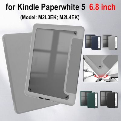 TI9P 6.8นิ้วค่ะ ฝาปิดอัจฉริยะ แม่เหล็กแบบแม่เหล็ก รุ่น11TH เคส Folio Stand มืออาชีพอย่างมืออาชีพ กันกระแทกและกันกระแทก Funda เครื่องอ่าน e-book สำหรับ Amazon Kindle Paperwhite 5 โฮมออฟฟิศออฟฟิศ