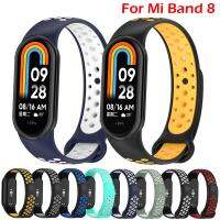 สายรัดซิลิโคนสำหรับ MiBand 8สาย Xiaomi Mi 8NFC ยางสปอร์ตสายรัดพลาสติกอินเตอร์เฟซสำหรับ Miband 8สายรัดข้อมือสมาร์ทวอทช์