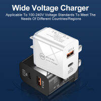 【】 Wijaya online Charger Adaptor QC ที่ชาร์จ20WType-c PD 3.0มาตรฐานรวดเร็วสำหรับโทรศัพท์ Us/eu/uk PD