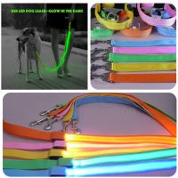 ☞☄﹊ Led Pet Dog Leash Rope With Light Luminous Lead Leash USB Charging for Dog Safety Flashing Glowing Collar Harness Accessories