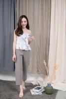 prettythingonme (preorder) Bitty Tiny Pant –สีDark Grey กางเกงทรงบอย มีกระเป๋าด้านหน้า2ข้าง ผ้าญี่ปุ่น ผ้าใส่สบาย พลางหุ่น ทรงสวย มีหลายสี