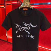 ♨✳□ Arcteryx เสื้อยืดแขนแขนสั้นครึ่งนกโครงกระดูกฟอสซิลโครงกระดูกขนาดเล็กโลโก้ยอดนิยม