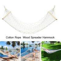 Hammock Single Chair Cotton Rope Swinging Outdoor Camping Backyard Patio