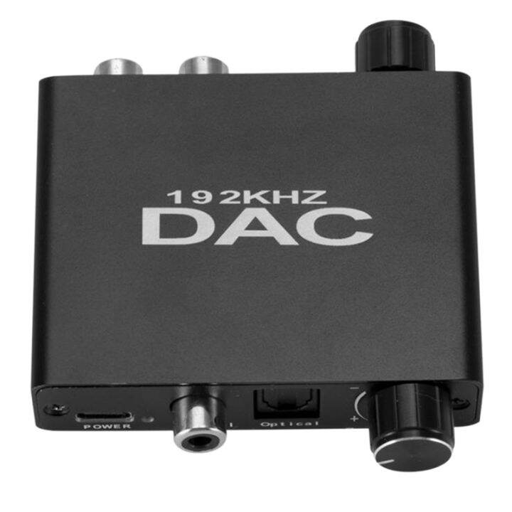 Digital to Analog Audio Converter Optical Fiber Conversion Analog