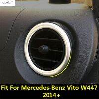 อุปกรณ์เสริมแม่พิมพ์ภายในสำหรับ Mercedes-Benz Vito W447 2014-2021เครื่องปรับอากาศด้านข้างเต้าเสียบไฟฟ้ากระแสสลับช่องระบายอากาศแหวนขึ้นรูปอุปกรณ์ตกแต่งภายใน