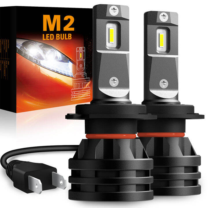 AUXITO Led Bulb M2 Led Headlight H4 H8 H11 HB3 9005 HB4 9006 H7 CSP ...