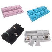 8 Grids Jewelry Display Box Jewelry Pillow Holder Bracelet Organizer Jewelry Storage Box Bracelet Display Box Watch Tray Watches Stand