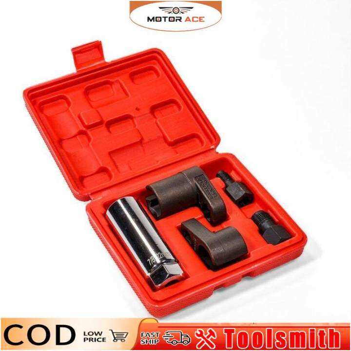 【Ready Stock】5pcs/set O2 Oxygen Sensor Socket Thread Chaser Install