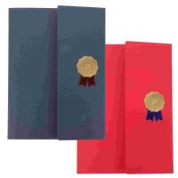 2 Pcs Paper Folders Honor Certificate Book Holder Paper Award Folders Protective Case Letter Sized