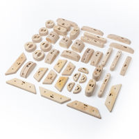 VOLA Wooden Hold : Set M - 44 holds, Climbing holds, Rock climbing, Climbing wall หน้าผาจำลอง ตัวจับ ปีนผา ปีนเขา