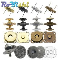 5 Sets/Pack Strong Magnetic Snap Buttons Fasteners Clasps Rivet Plum Blossom Thin Bags Parts Accessories Adsorption Buckle Haberdashery