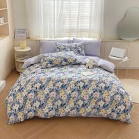 Pure Cotton Duvet Cover Set High Quality Printing Quilt Cover Set King Size Bedding Set Skin Friendly Fabric Bedding Cover Set