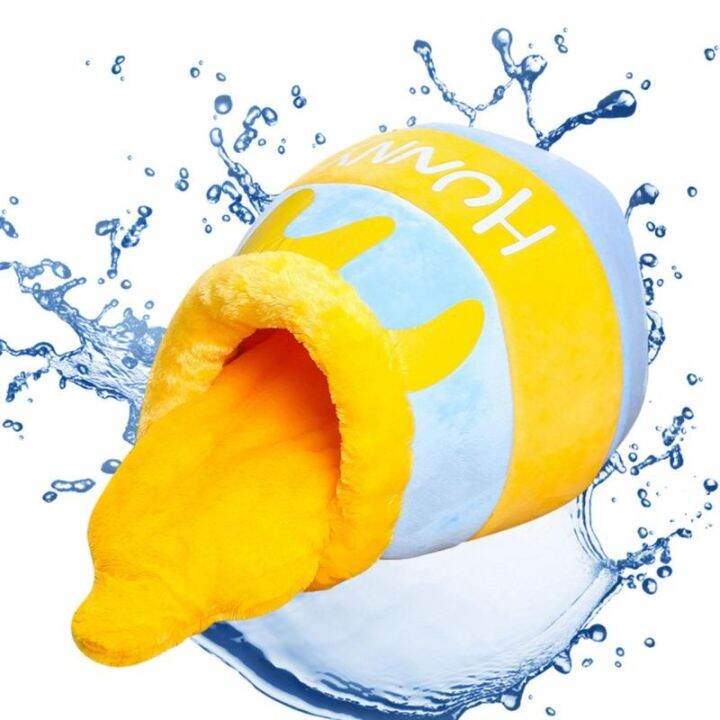 [A HOT] Cat Cave Bed Cat Nest Honey Pot Shape Cat Sofa Bed Winter Warm