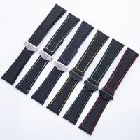 Suitable For High Density Nylon Canvas Genuine Leather Watch strap TAG for huer Carlila 20/22mm